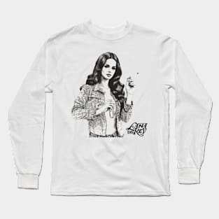 lana del rey  smoking hot Long Sleeve T-Shirt